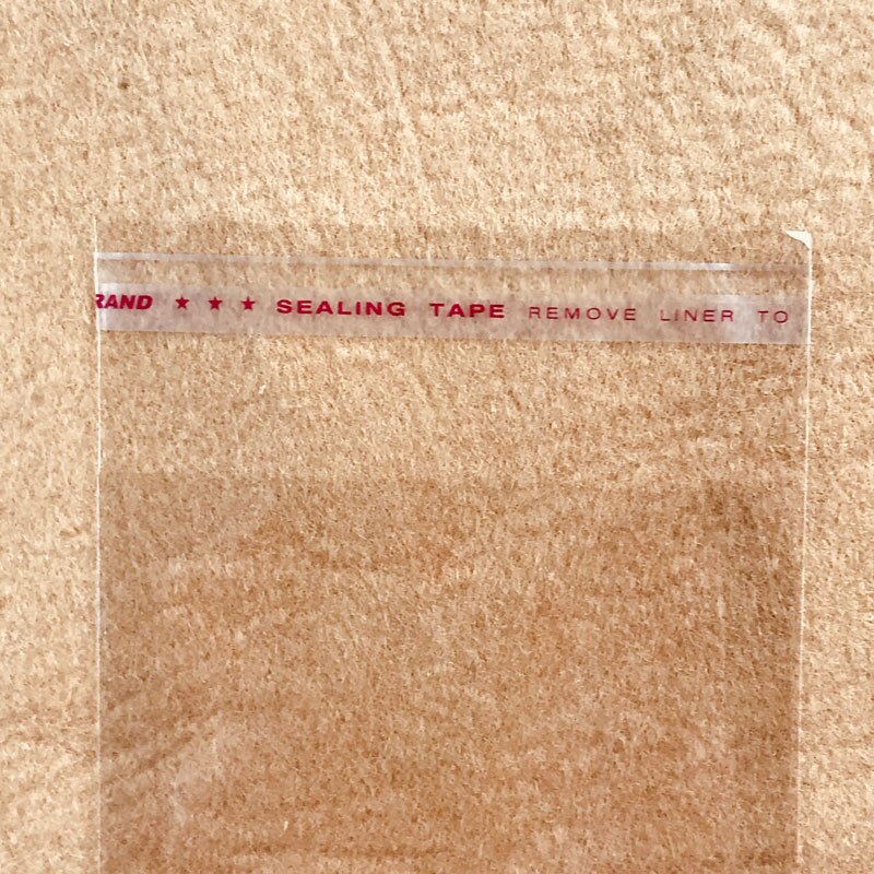 Clear Self-adhesive Cello Cellophane Bag Self Sealing Small Plastic Bags for Candy Packing Resealable Cookie Packaging Bag Pouch