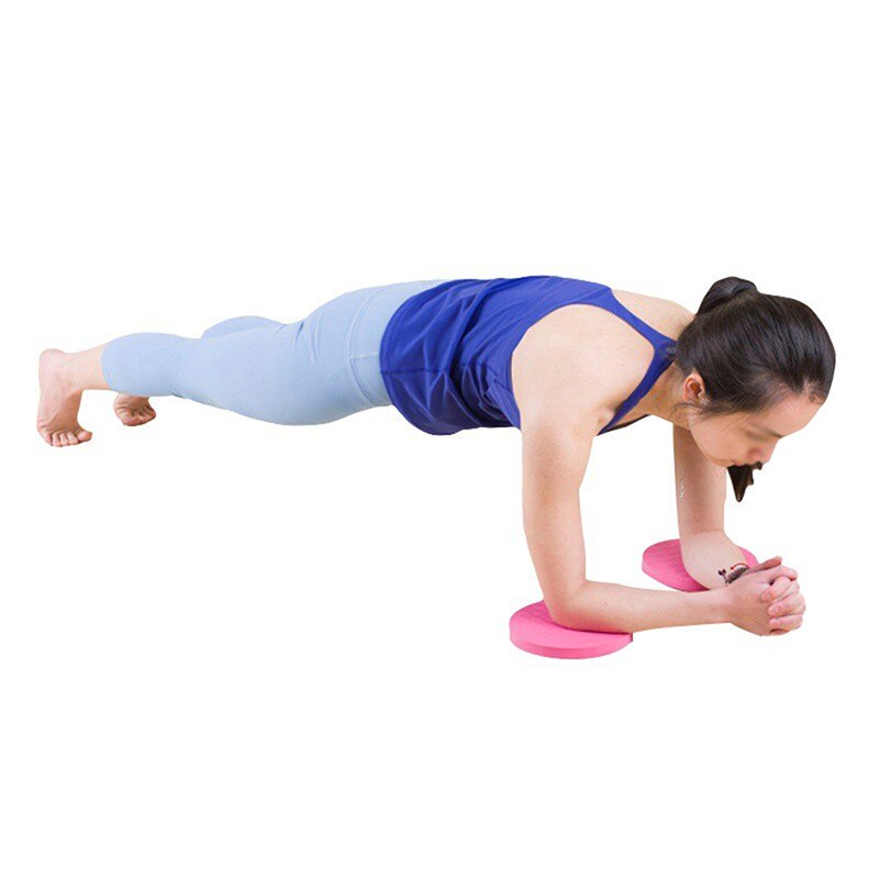 Rutschfeste yoga-knieschoner für knie, handgelenke, ellbogen, hände und kopf, rundes ellbogenpolster, kniekissen