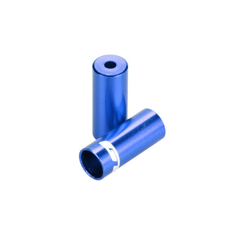 Brake Cable End Caps Lichtmetalen 5 Mm Racefiets Remkabel Cap Mtb Fiets Remkabel Behuizing Ends Caps Gevoerd adereindhulzen 6 Kleuren 100Pcs: Blue