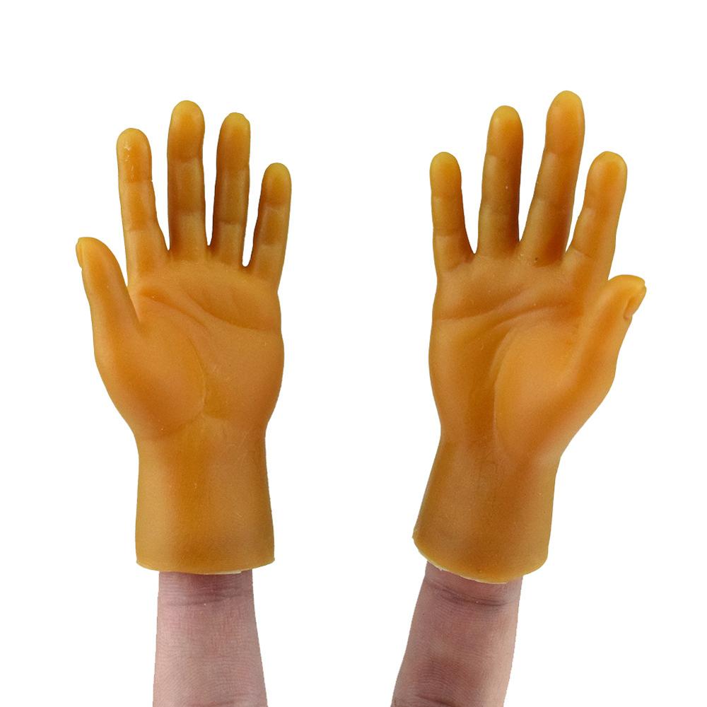 Novelty Funny Five Fingers Open Palms and Fingers Set of Toys Around The Small Hand Model Halloween Toys