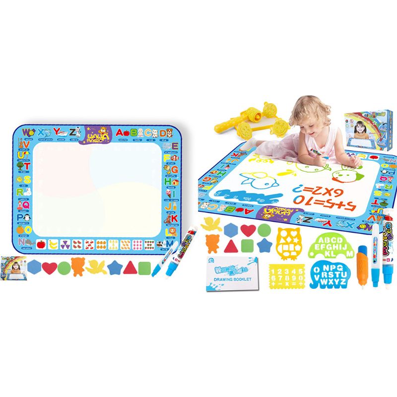 1 Set Doodle Mat Extra Large Water Drawing Doodling Mat Coloring Mat Educational Toys for Toddlers Boys Girls