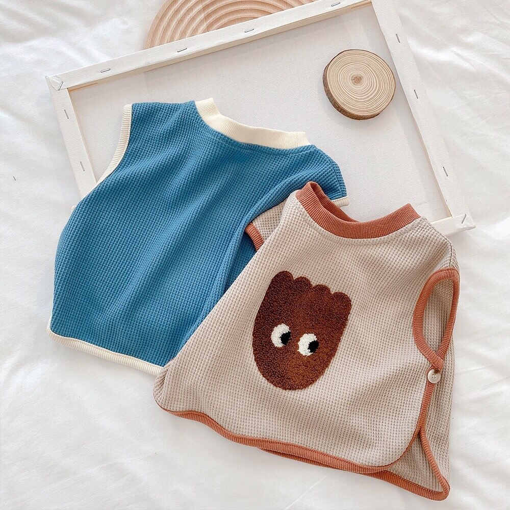 Gilet per bambina per bambini primavera autunno abbigliamento per bambini maglia Casual senza maniche gilet per neonato abbigliamento invernale per bambini gilet 2021 nuovo