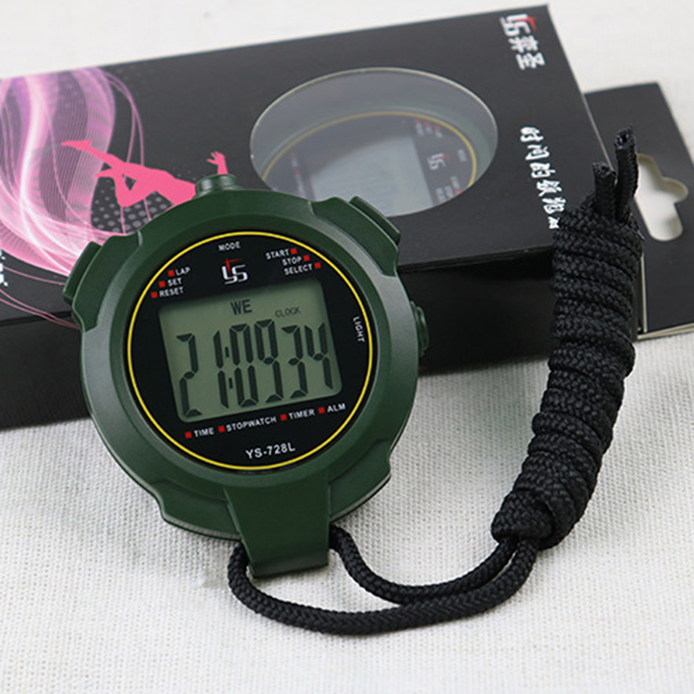 Classic Kitchen Cooking Timer Digital Handheld LCD Handheld Sports Stopwatch Timer Stopwatch