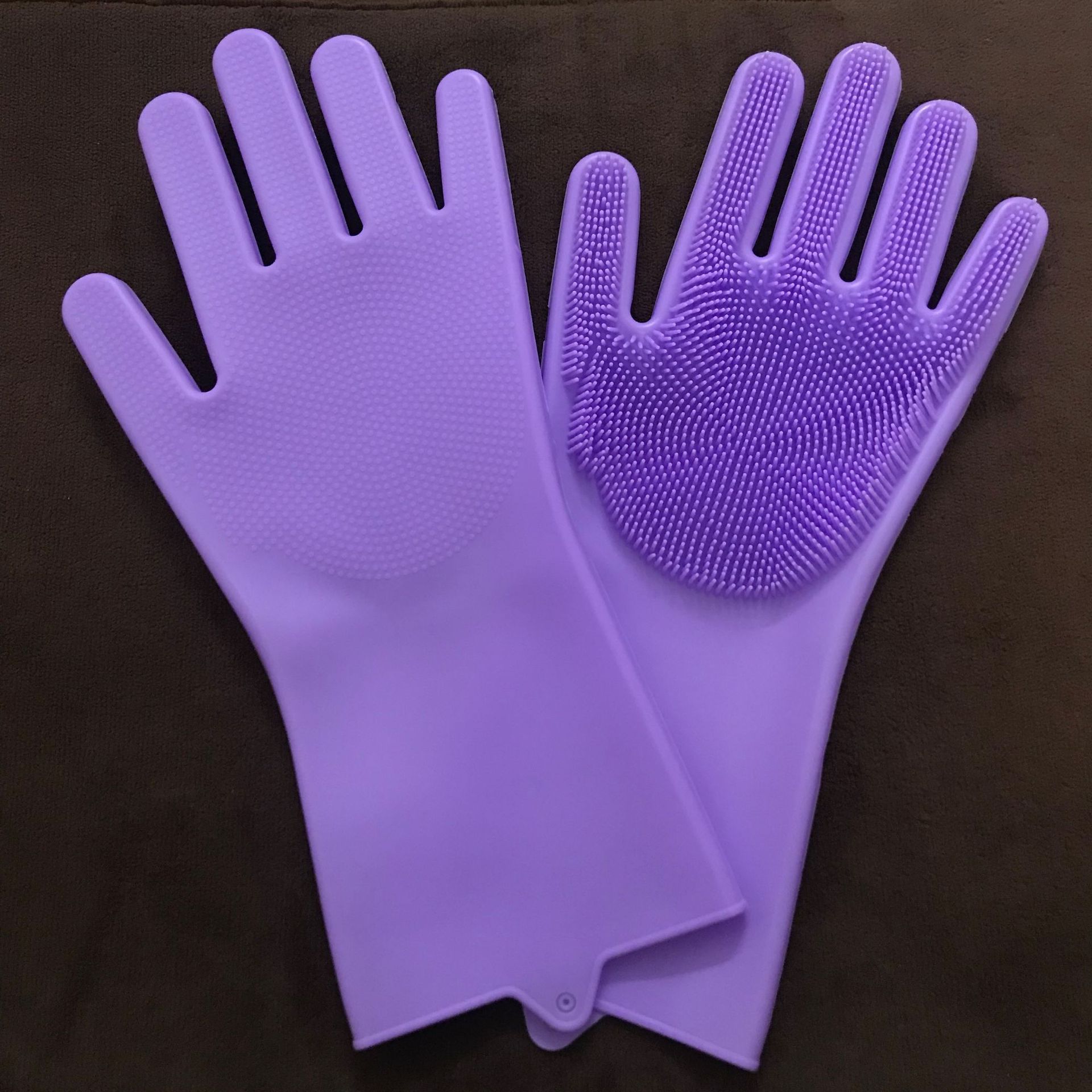 1/2 pc Magie Silikon Geschirr Handschuhe Effiziente Nicht Zu Verletzen Hand Geschirr Reinigung Handschuhe Küche Reinigung Werkzeug Haustier pinsel: 03 / zwei