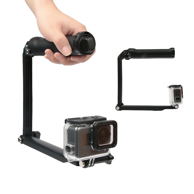 Voor Go Pro Stok 3 Manier Grip Waterdicht Monopod Selfie Stok Statief Stand Voor Gopro Hero 7 6 5 4 sessie Voor Yi 4K Sjcam Eken