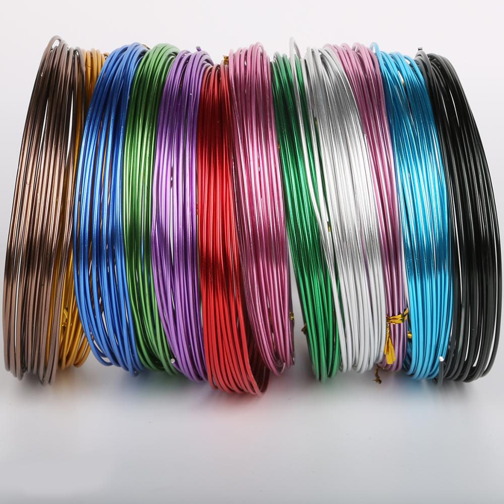 3/10 Meter Anadized Dia Aluminium Draad 1/1. 5/2/2.5mm Soft Ambacht Veelzijdige Geschilderd Aluminium Metalen Draad Voor DIY Sieraden Bevindingen