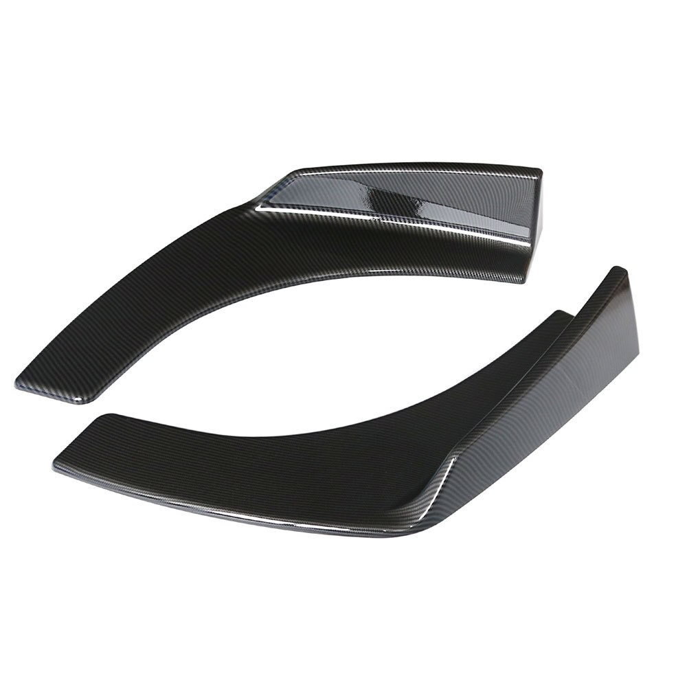 Palas delanteras universales ABS para coche, 2 uds., Deflector, alerón, difusor, parachoques, Canard, estilismo para coche