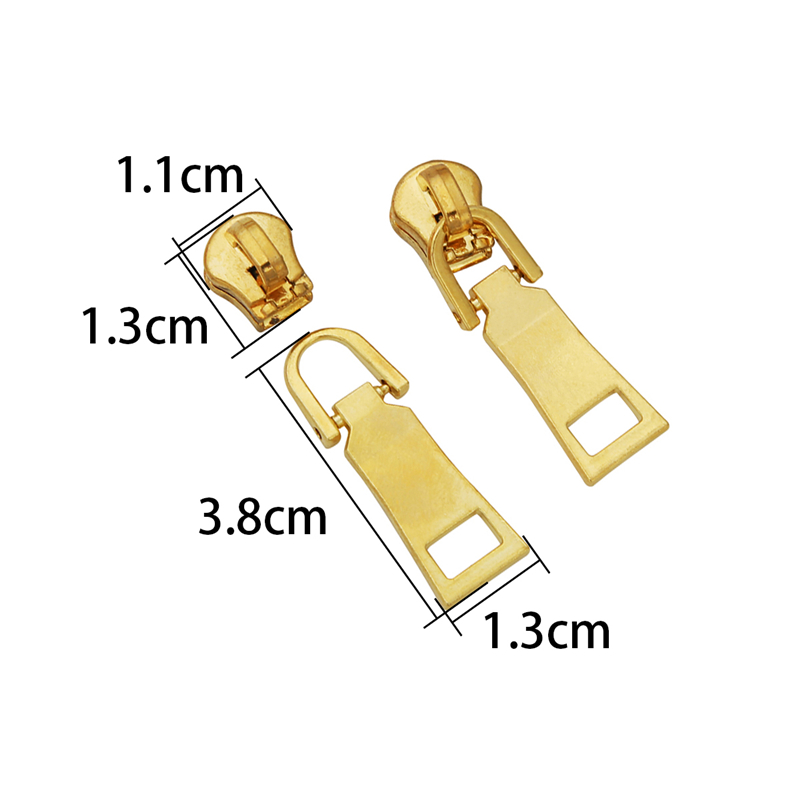 2Pc Detachable Metal Zipper Pullers for Zipper Sliders Head Zippers Repair for Backpack Coat Tab DIY Sewing Accessories: 10