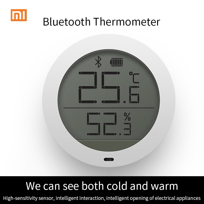Originele Xiaomi Mijia Bluetooth Thermometer Hygrothermograph Hoge Gevoelige Lcd-scherm Hygrometer Sensor Voor Mijia Mi Thuis App