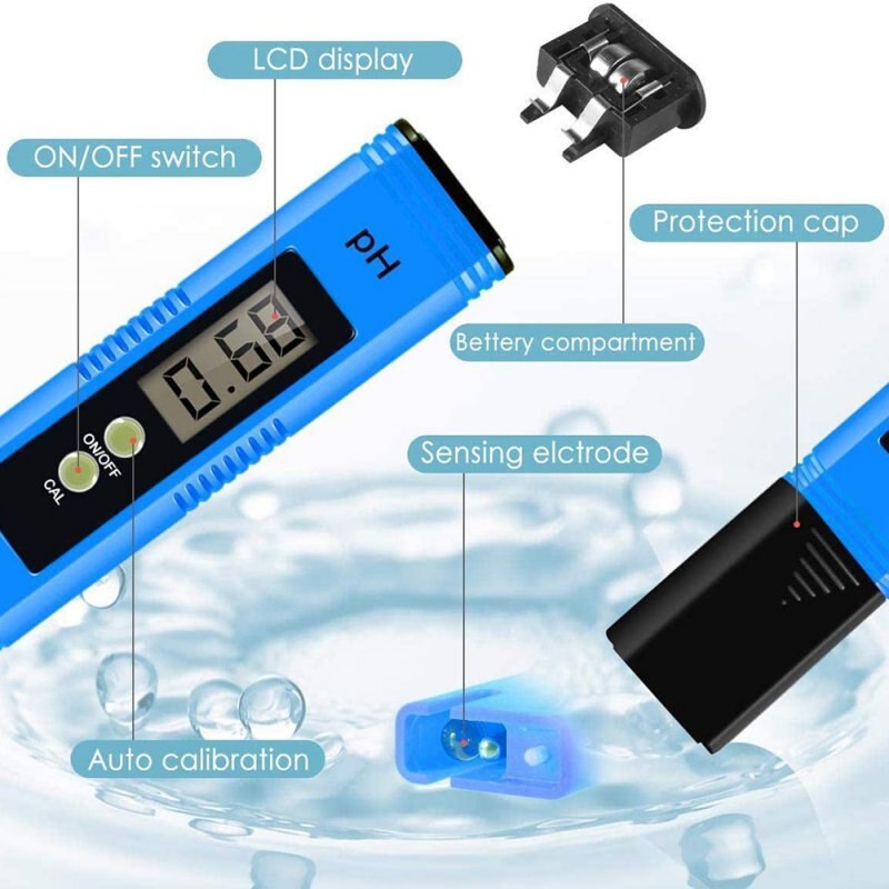 Digital PH Meter 0.01 PH High Precision Water Tester With 0-14 PH Measurement Range,PH Tester ,With ATC