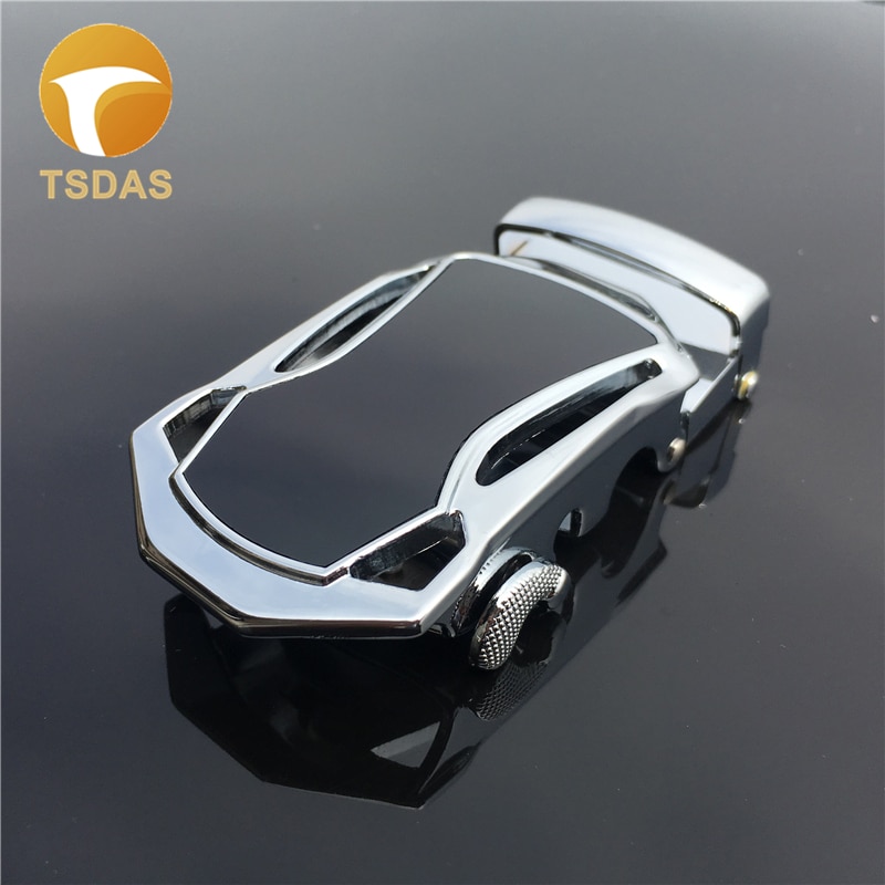 Automatische gesp voor heren leren riem zilver heren riemgesp