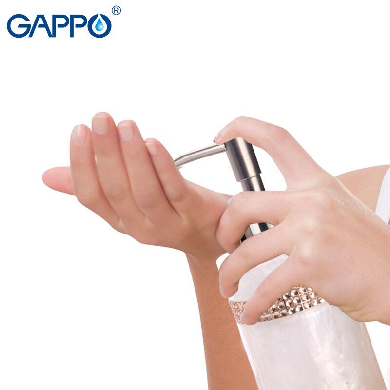 GAPPO liquid soap dispensers bathroom pump resin soaps imported resin Bottle Bath Bathroom accessories soap dispensers