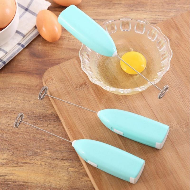 Milk Drink Coffee Whisk Mixer Electric Egg Beater Frother Foamer Mini Handle Stirrer Practical Home Kitchen Cooking Tools