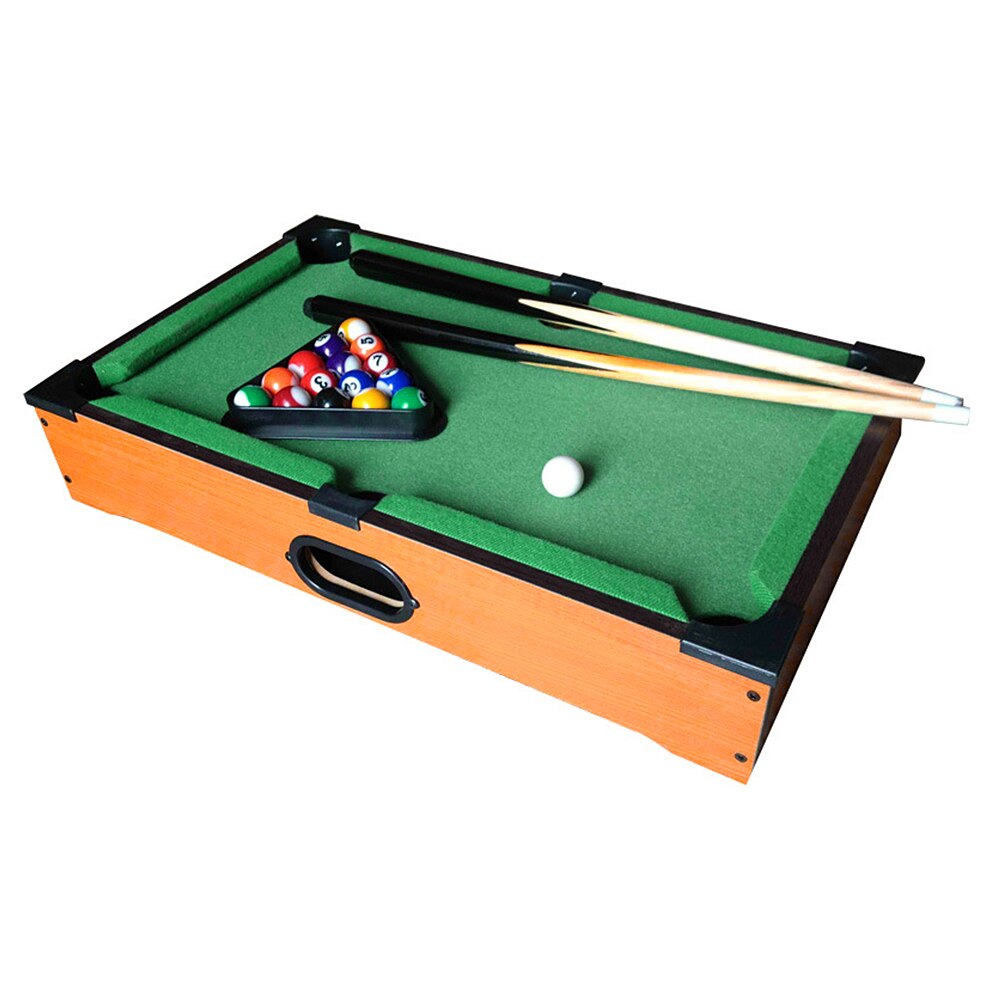 Lixada Kids Mini Billiards Pool Ball Set Indoor Billiard Game Table with Sticks Balls for Boys Girls Billiard Balls