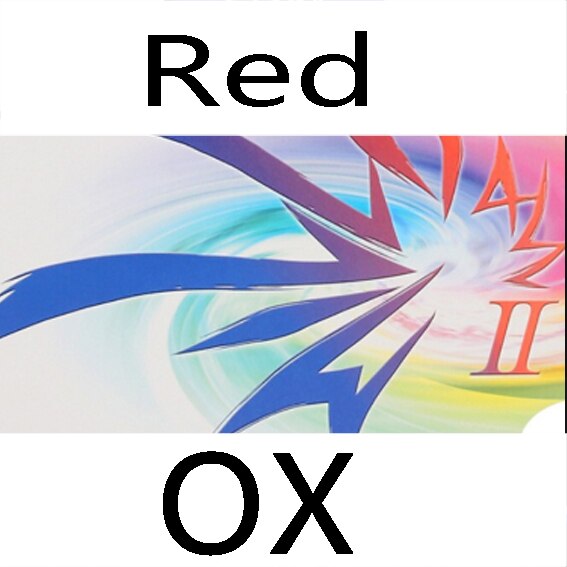 Tsp Original Millitall 2 Table Tennis Rubber Pips Out With Ping Pong Sponge Fast Attack OX (without sponge): Red OX