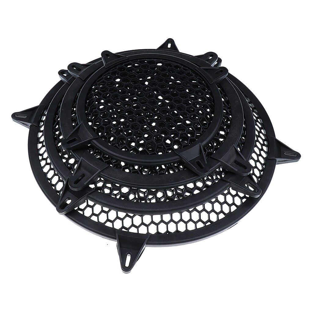 Universal Car Plastic Speaker Subwoofer Amplifier Cover Grill Mesh