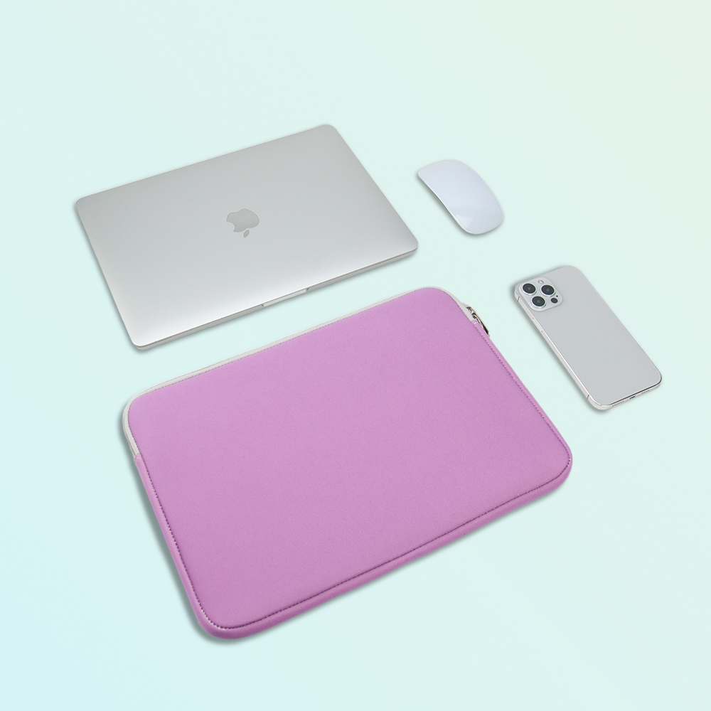 Laptoptas Sleeve Case 13 14 15 16 Inch Computer Case Voor MacBook Air 13.3 Case Xiaomi Lenovo Dell Asus Huawei HP Beschermende Tas: 12" / Lavendel