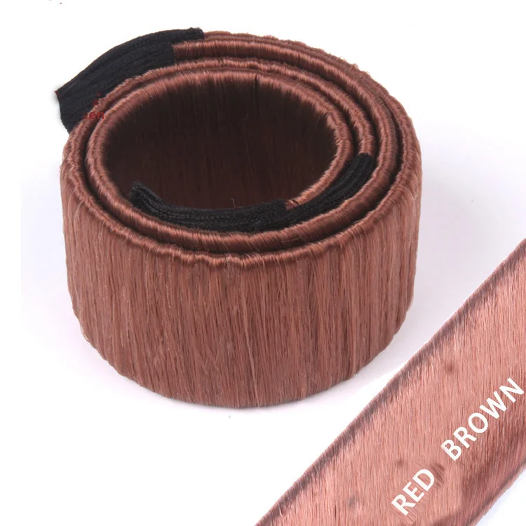 Strumento accessori per capelli parrucca sintetica ciambelle germoglio testa gruppo musicale sfera francese intrecciare francese Magia panino creatore dolce capelli Braider: Colore rosa