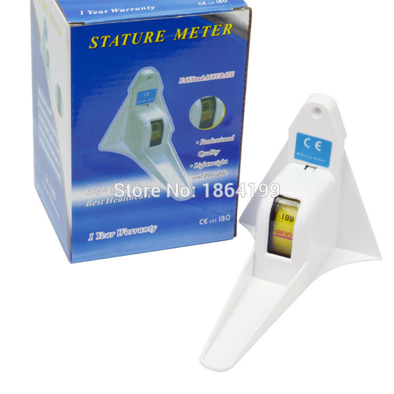 200cm 6.56Ft Stature Meter Wall Mounted Roll-Up Height Measurer Stadiometer Height Measure Measuring Tape ESTADIMETRO