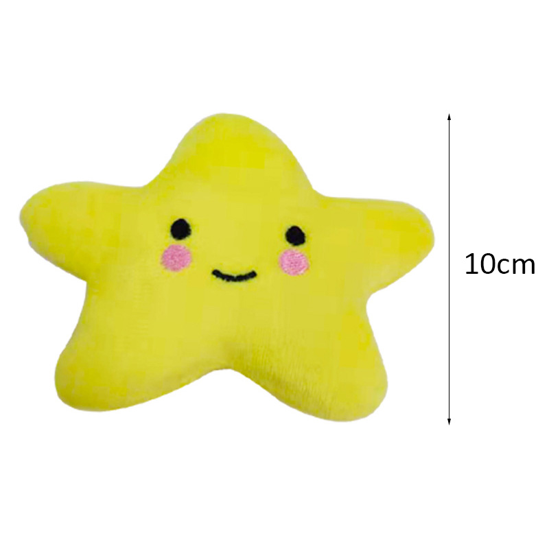 Juguetes chirriantes para perros y gatos, juguete de peluche suave para mascotas, pequeño juguete para perros pequeños, Chihuahua, Pomerania, Happy Time, suministros para mascotas: Rosa