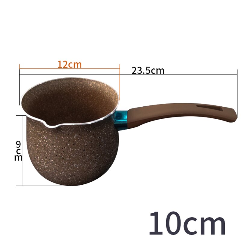 Single Handvat Anti-Brandwonden Koffie Pot Non-stick Pan Mini Melk Pot: 10cm