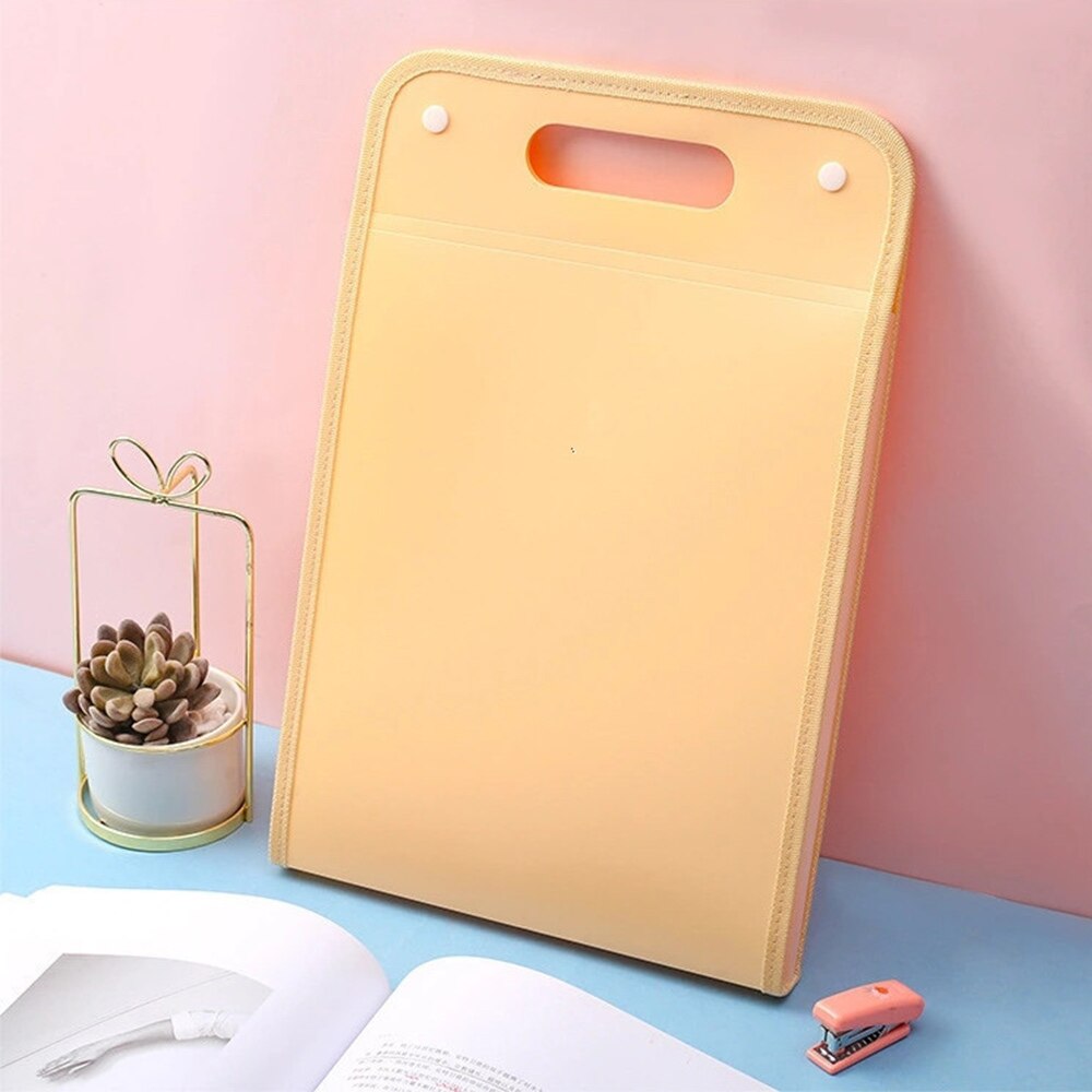 A4 Expanding File Folder 13 Grids Document Office Supplies Business Organizer Stationery File Bag Pouch Receipt Folder: 4