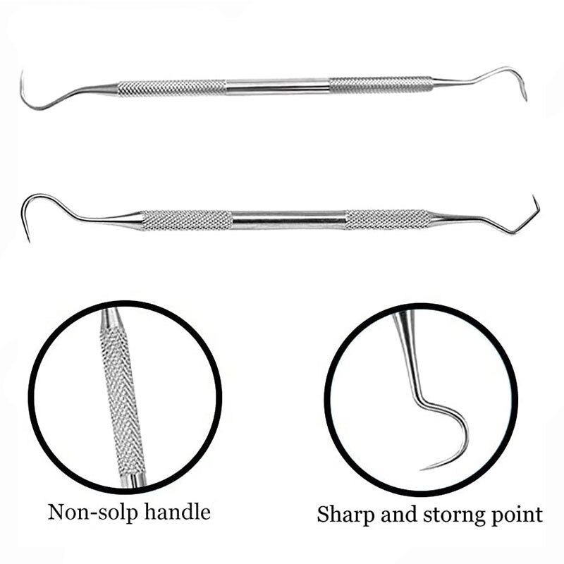 5 Pcs Vinyl Weeding Craft Kit Engraving Knife Hook Weeder for Scrapbooking Carving Tool Kit for Silhouettes Cameos Lettering