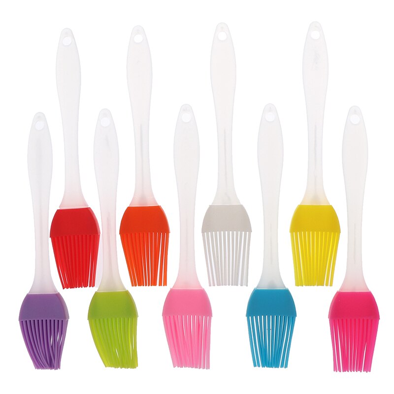 1 pièces Silicone pâtisserie huile BBQ badigeonnage brosse outil cuisson ustensiles de cuisson pain cuire brosses 9 couleurs