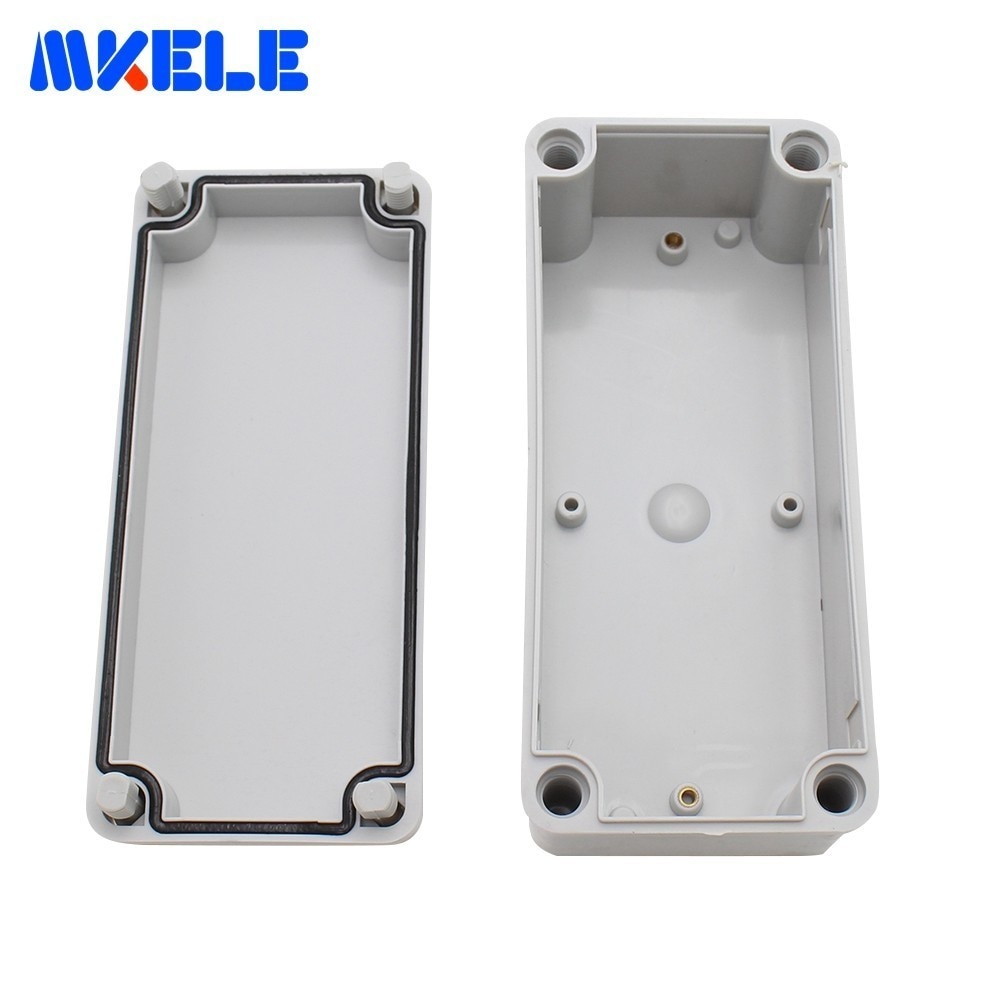 Ip65 vanntette koblingsbokser elektroniske prosjekter bokser abs materiale utendørs elektrisk boks 80*180*70mm lav pris