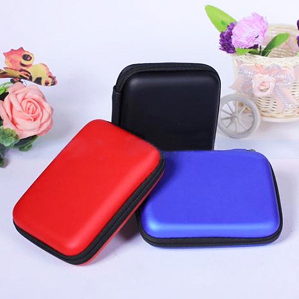 Väska fodral fodral för 2.5 tums usb extern hdd hårddisk skydda väska blixtlås hdd väska