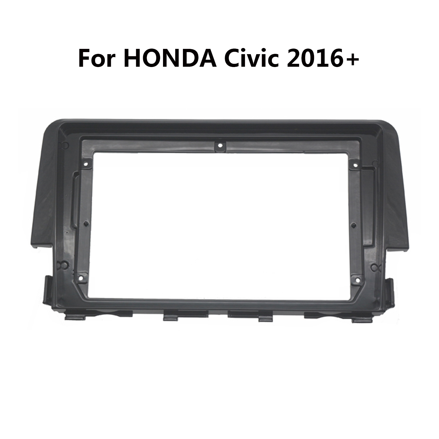 Marco de Radio de coche Kit para HONDA Civic estéreo para coche reproductor Multimedia tablero Panel de plástico de Fascia de adaptador