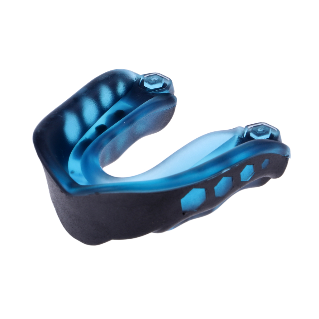 2X Adult Boxing Mouth Guard Taekwondo MMA Teeth Protector Mouthpiece &amp; Case