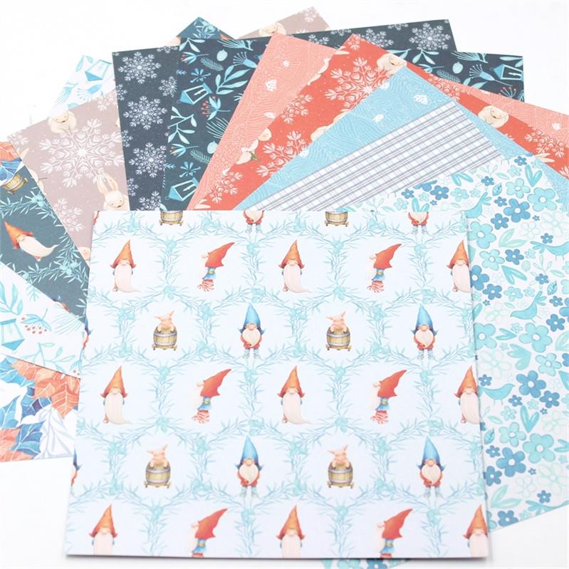 KSCRAFT 6" Single-side Printed Mixed Series pattern papercraft art paper handmade scrapbooking kit set book: Purple