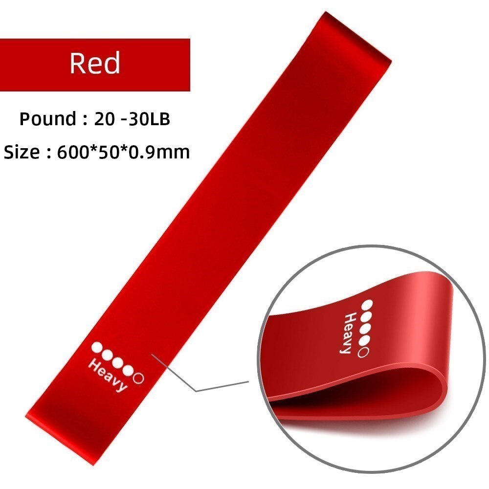 Gym Accessories Resistance Bands Yoga Bodybuilding Sport Equipment Fitness Portable Body Building Sports Entertainment: Red