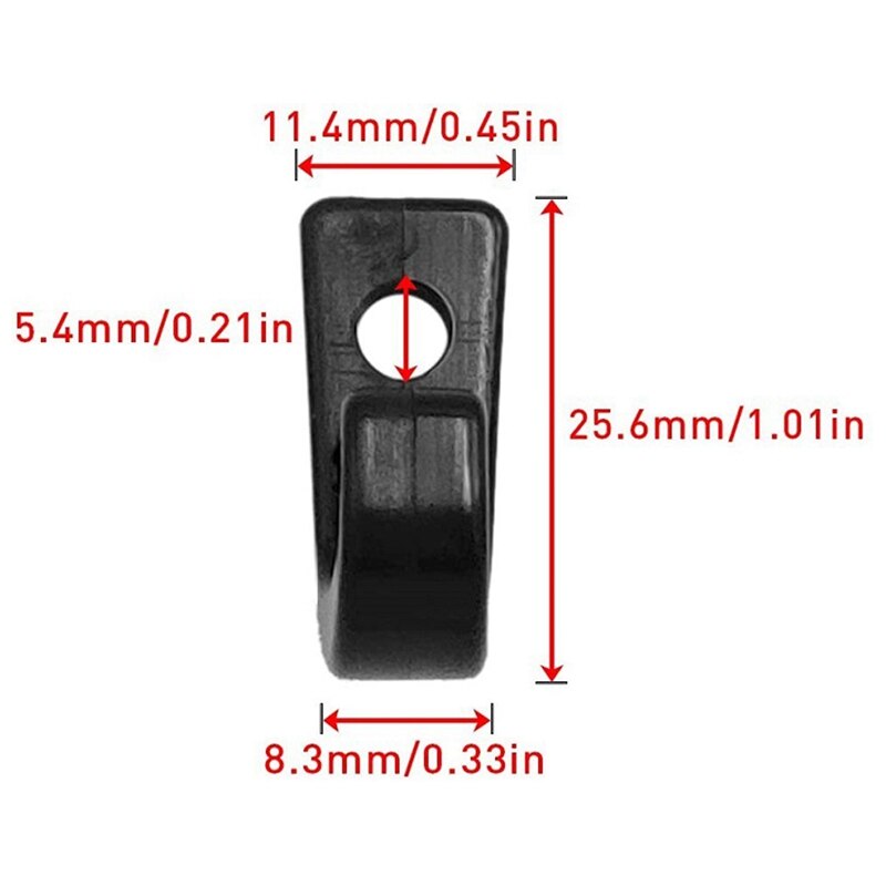 Kayak Pad Eye Kit Kayak Nylon Bungee Deck Loop with Hooks Clips Screws Rivets Cord End Hooks for Kayaks Canoes Boats