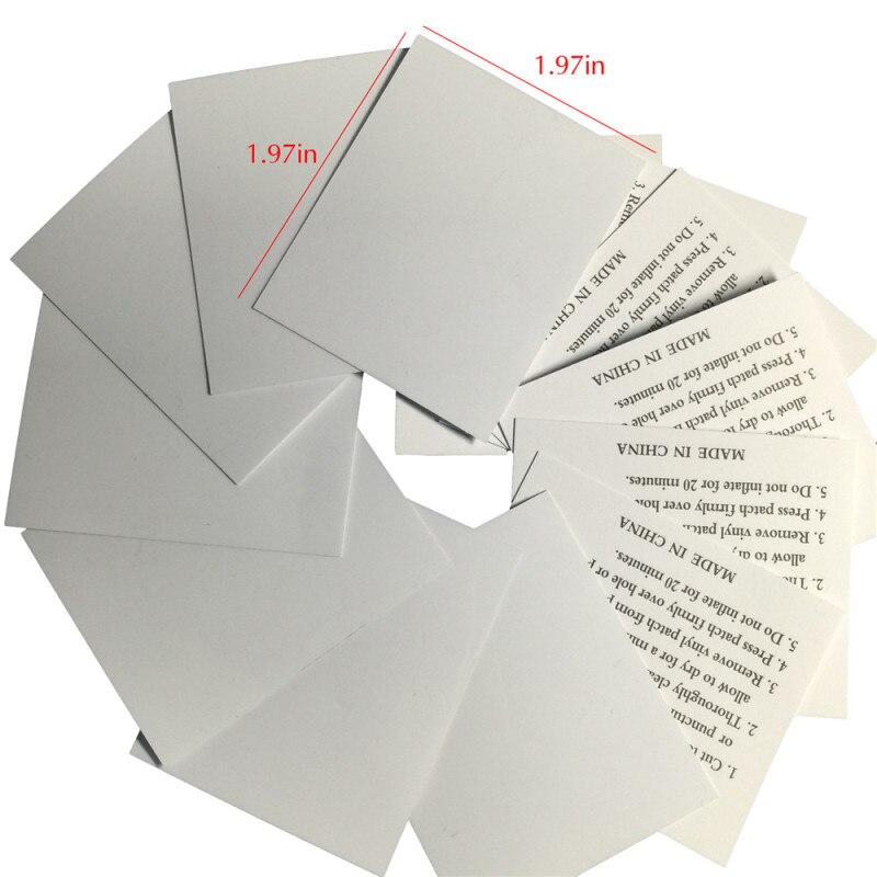 PVC Pool Inflatable Toy Repair Tape 30PCS Swimming Float Repair Patch Durable Clear Swimming Ring Air Dinghies Adhesives