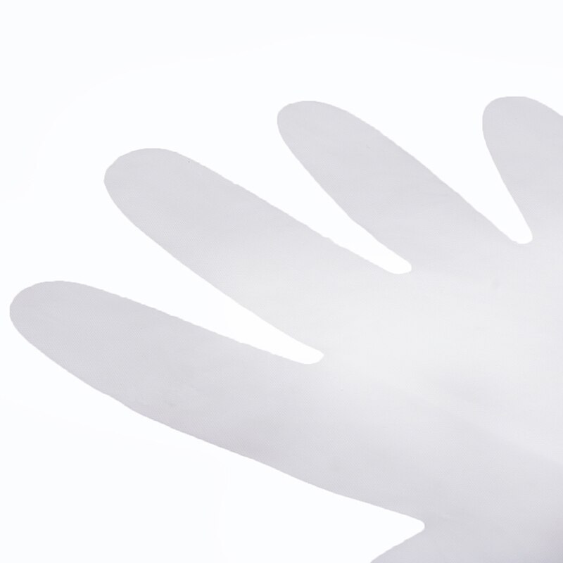 100Stck Lebensmittel Klasse Einweg PE Handschuhe Anti-statische Kunststoff Handschuhe Für Lebensmittel Reinigung Kochen Restaurant Küche Zubehör