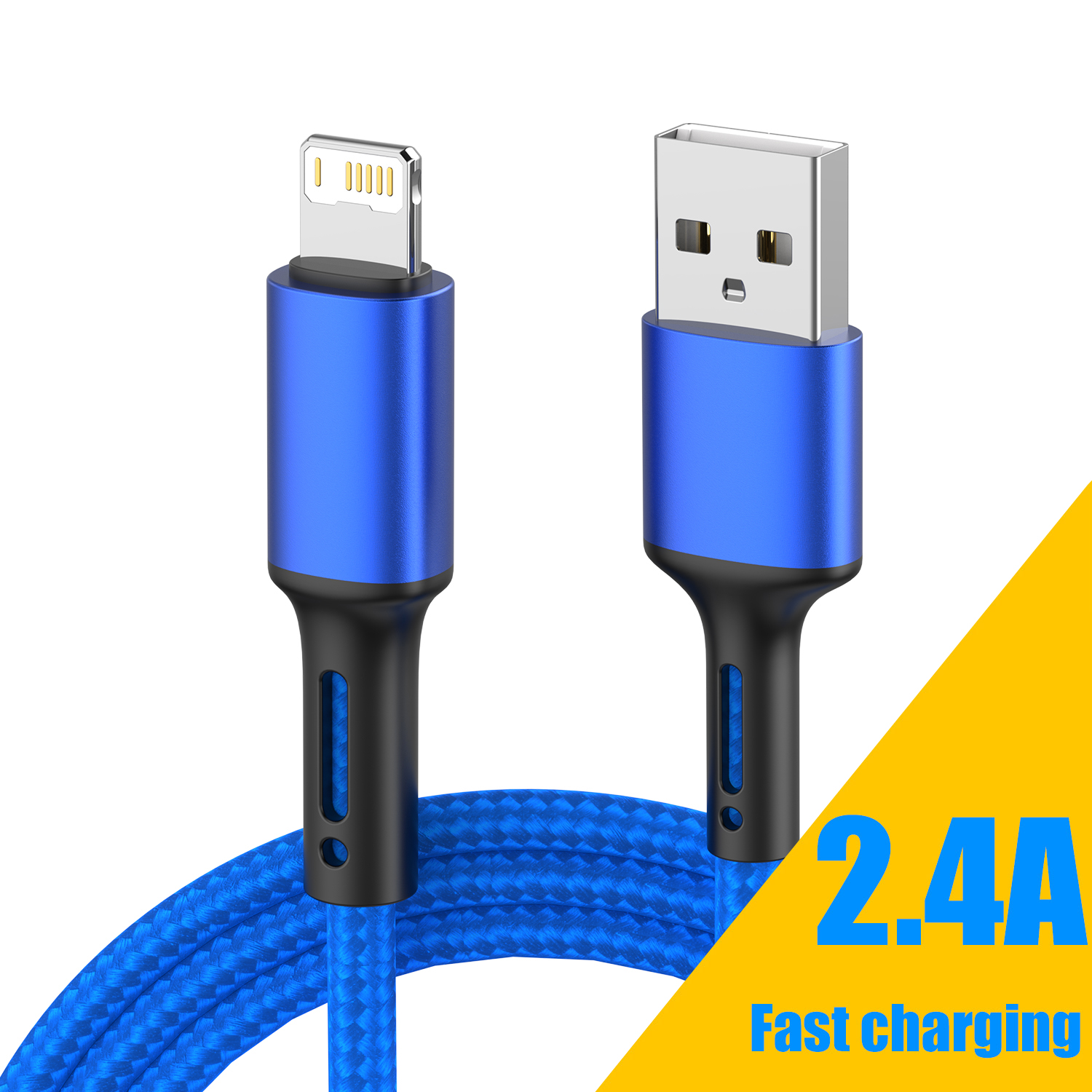 Usb-kabel til iphone 14 13 12 11 max xs xr  x 7 8 plus se ipad mini hurtiglading usb c  pd 27w datalader ledning 1m 2m 3m: Sølv / 3m