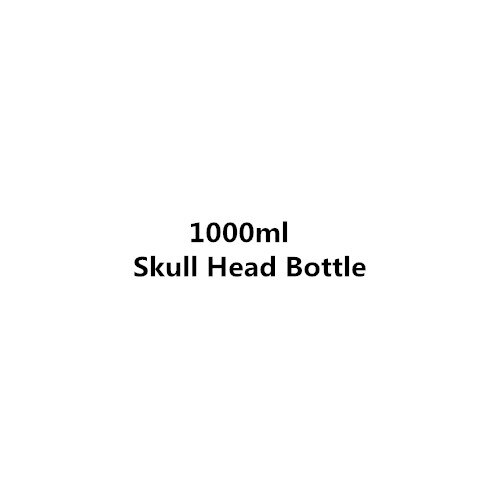 Wodkafles Skull Hoofd Flessen Creatieve Gothic Wijn Glas Cup Decanter Wijn Glazen Fles met Tap: 1000ml