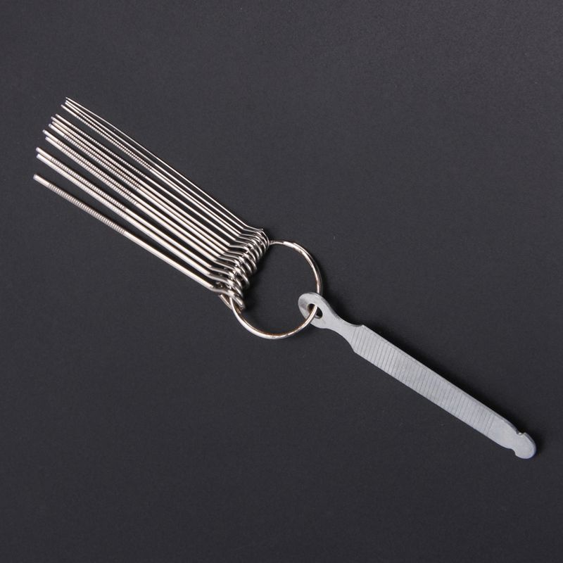 Guitar Nut Slotting Bridge Pin Hole Slot File Kit Saw Rods Filing Set Luthier