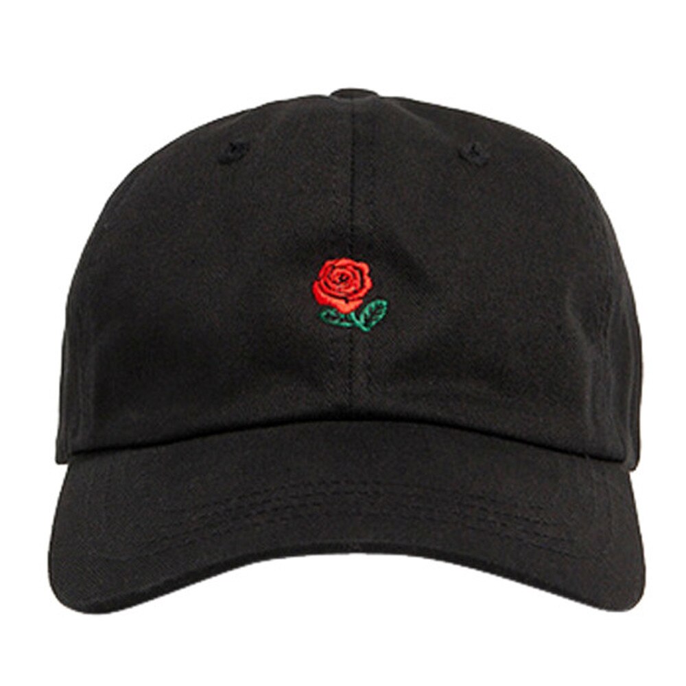 Bonés de beisebol bordados femininos, chapéus de algodão, chapéus de sol para mulheres, meninos e meninas, snapback, hip hop, chapéu plano de inverno mulheres: Black