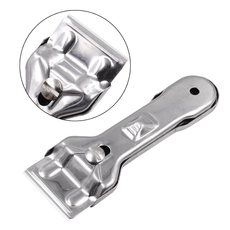 Multifunctional Glass Scraper Ceramic Hob Scraper for Slogan Decals Kitchen Stove Cleaning Utility Knife Stainless 2022