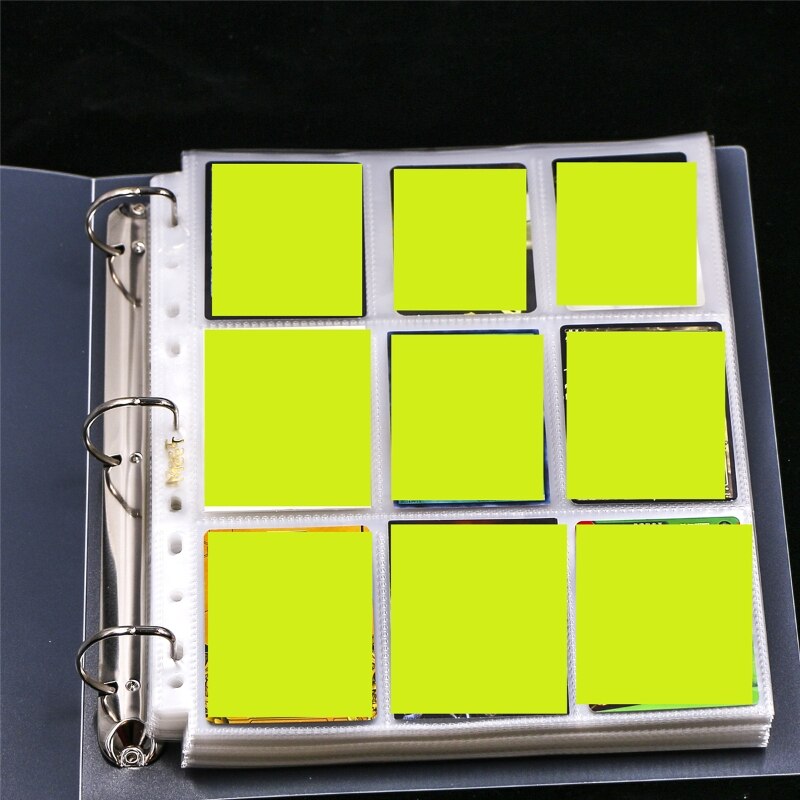 Transparent Card Collection Binder Pocket Trading Card Binder For Card 23GD