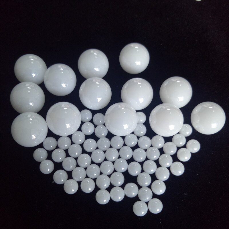 50 stuks zro 2 keramische ballen dia 6.35mm 6.747mm 7.144mm 7mm 7.938mm 8mm 8.731mm 9.525mm 10mm zirconiz keramische lagerkogel  g10