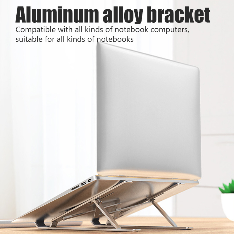 Adjustable laptop stand holder, portable laptop support, notebook stand for macbook pro, huawei lap desk cooling bracket riser