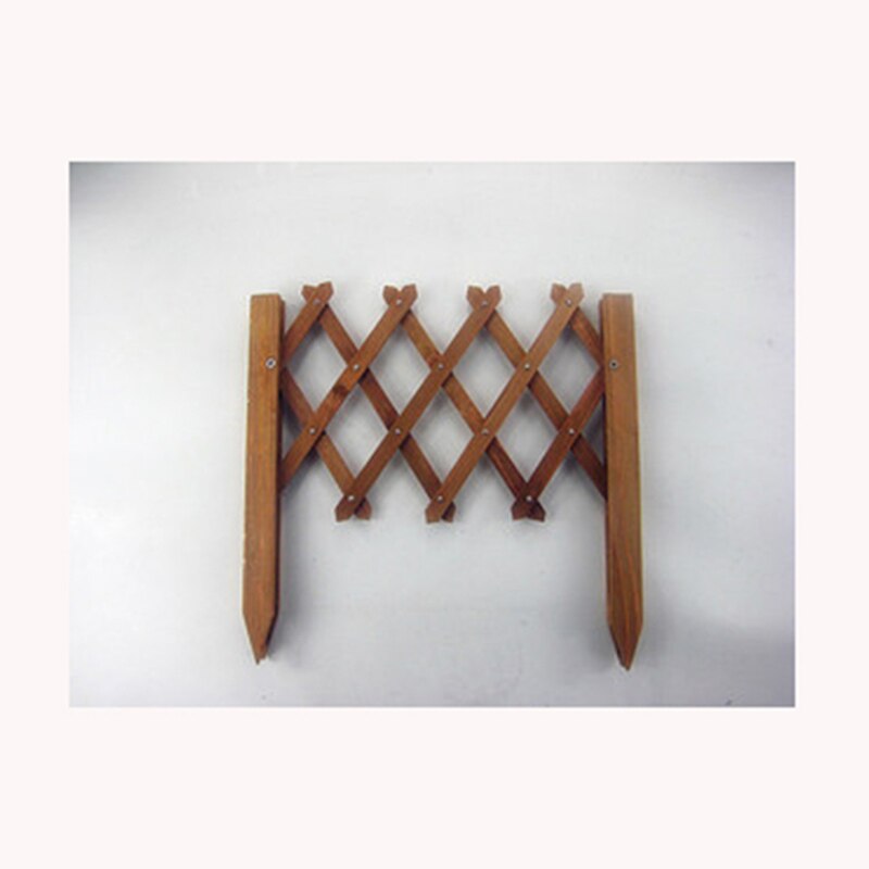 Wooden Telescopic Fence Wooden pile Garden wood fence Balcony courtyard decoration Flowerbed Small fence Natural anticorrosive