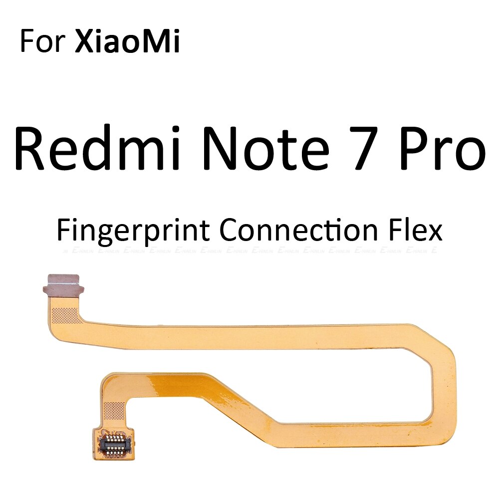 Fingerabdruck Sensor Verbindung Hause Geschmack Für Xiaomi Redmi Hinweis 7 Profi berühren Ich würde Anerkennung Rückkehr Geschmack Verbinder biegen Band: Pro Hinweis 7 Profi biegen