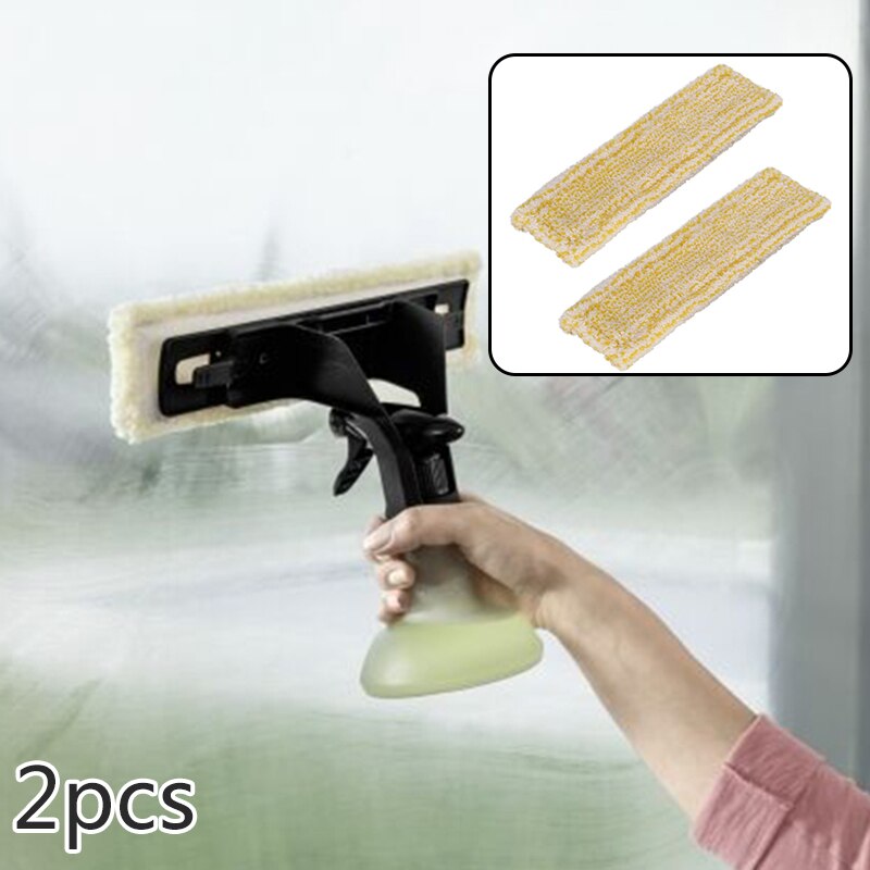 Paño De mopa De microfibra para máquina limpiacristales Karcher WV2 5, 2 uds, piezas De Trapeadores De Ventana