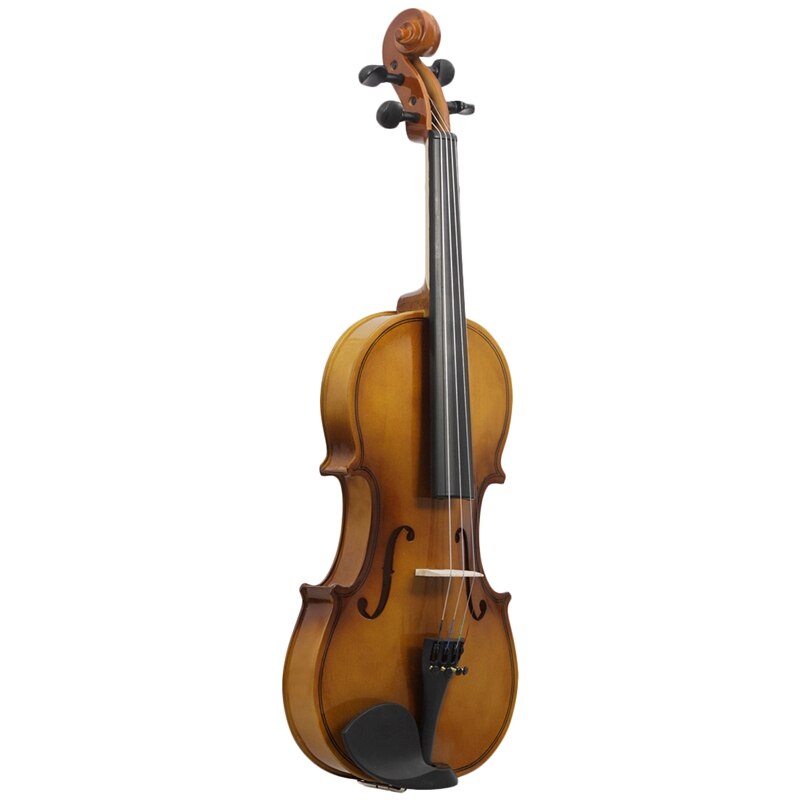 Violín acústico de tamaño completo 4/4, violín con caja arco colofonia