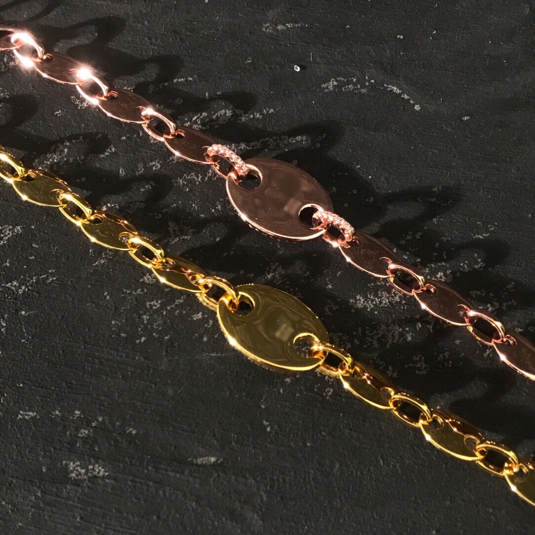 Umgodly Luxe Bangle Rose Gold Kleur Sailor Gesp Armband Zirconia Stenen Vrouwen Sieraden